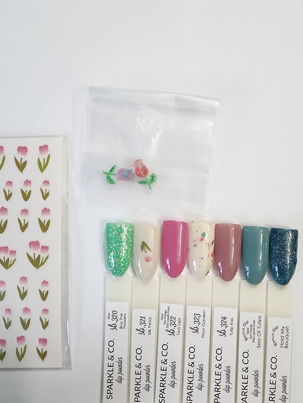 NEW! Sparkle & Co. Tulips Dip Powder Mini Set - Picture 6 of 16